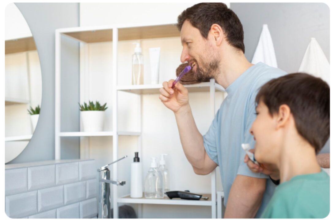 5 oral hygiene routine steps 